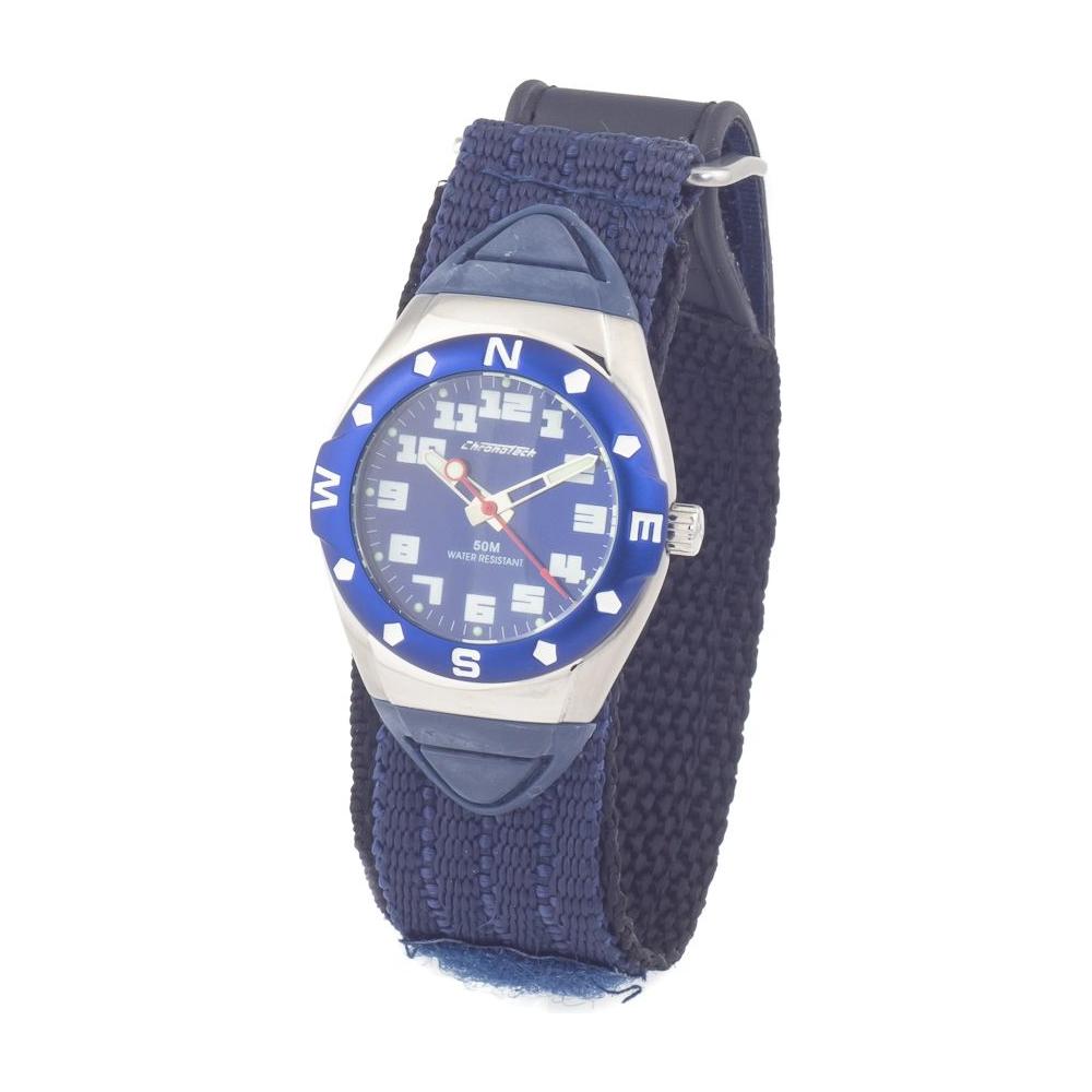 Chronotech Blue Textile Watch Chronotech Dim Gray
