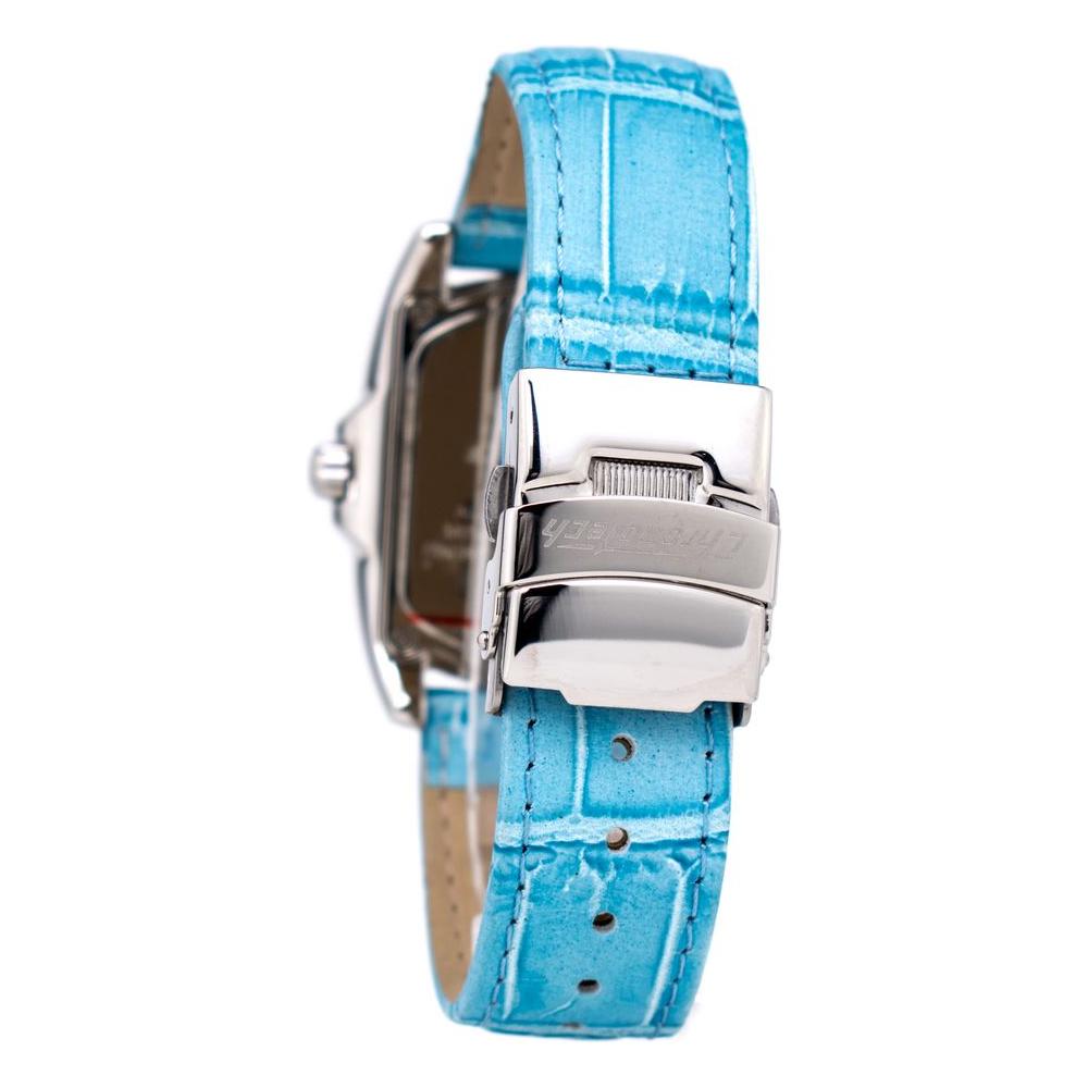 Chronotech Blue Leather Watch Chronotech Sky Blue