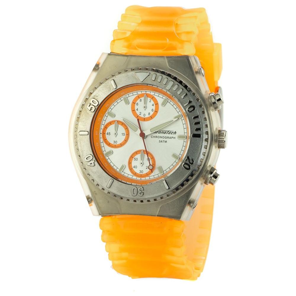 Chronotech Orange Rubber Watch Chronotech Dark Khaki