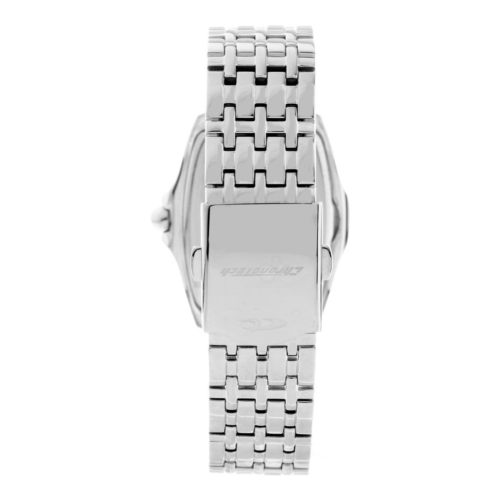 Chronotech Silver Stainless Steel Watch Chronotech Light Gray