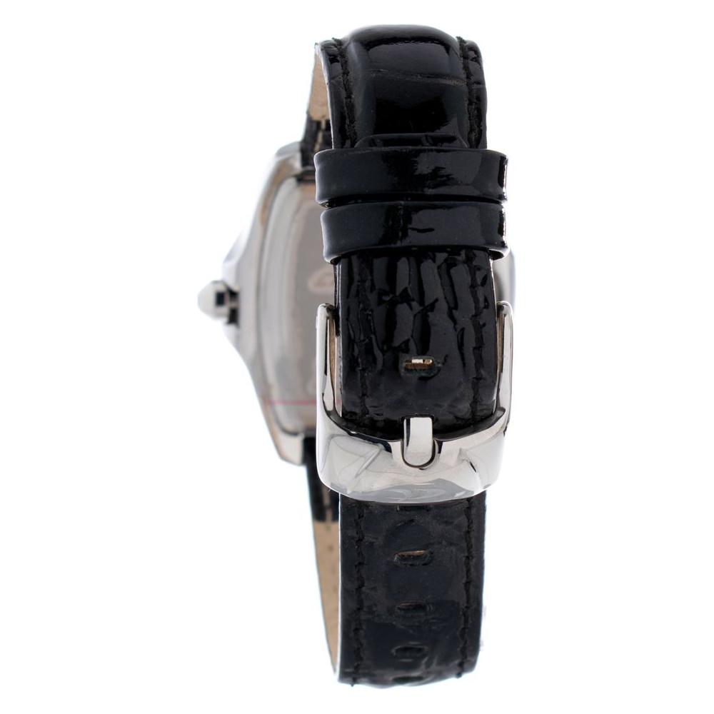 Chronotech Black Leather Watch Chronotech Gray
