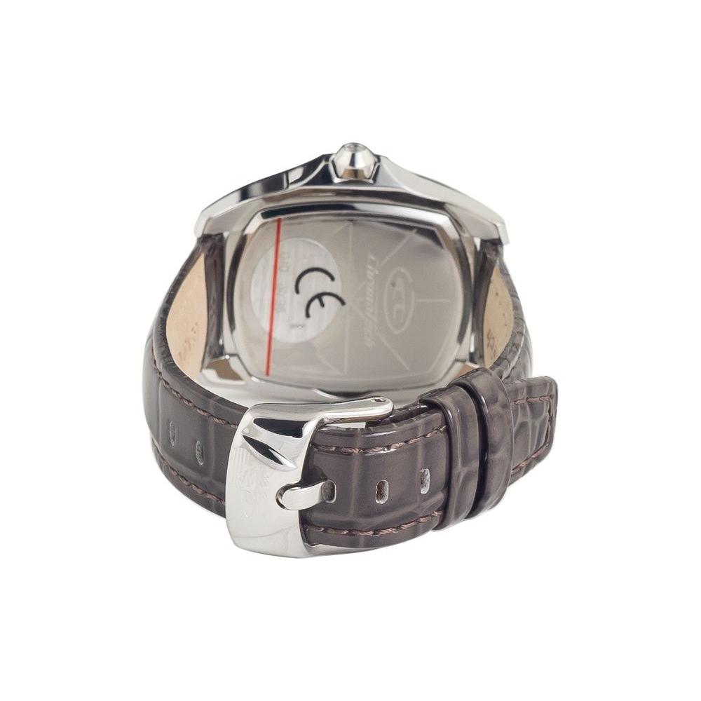 Chronotech Black Leather Watch Chronotech Rosy Brown