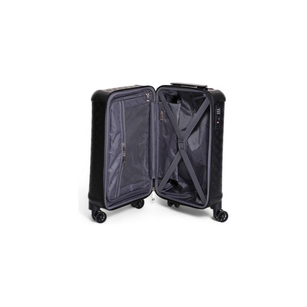 Guess Black Polyethylene Luggage And Travel Guess Dark Slate Gray