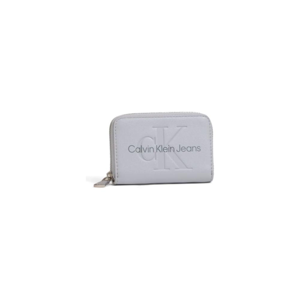 Calvin Klein Jeans Gray Polyethylene Wallet Calvin Klein Jeans Gray