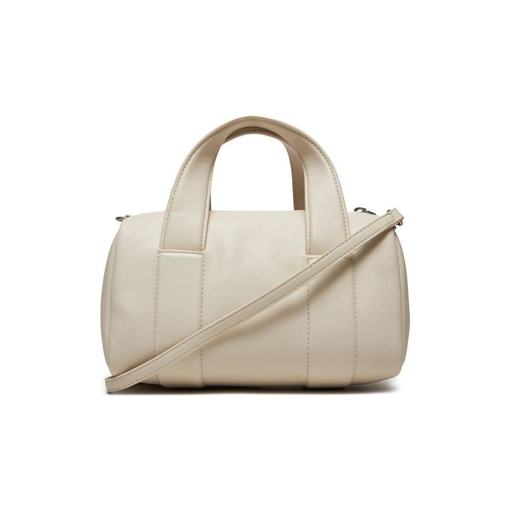 Calvin Klein Jeans Beige Synthetic Leather Handbag Calvin Klein Jeans Gray