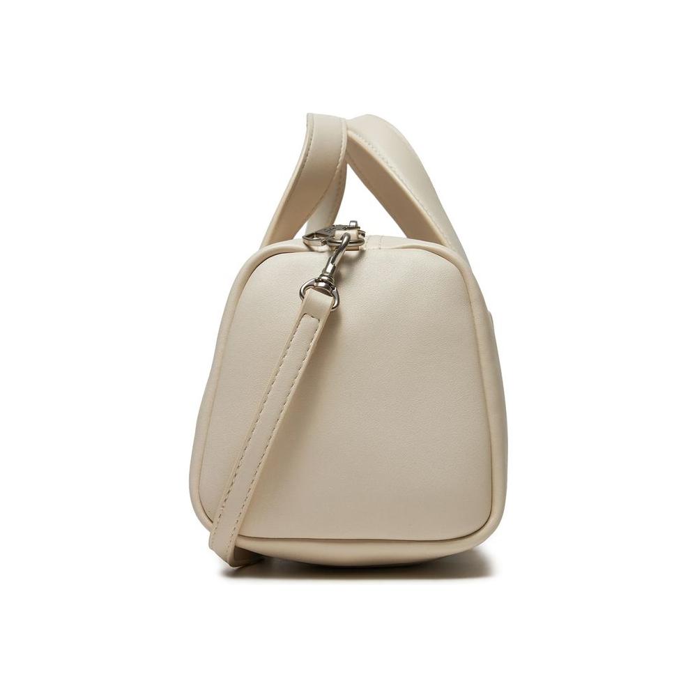 Calvin Klein Jeans Beige Synthetic Leather Handbag Calvin Klein Jeans Dark Gray