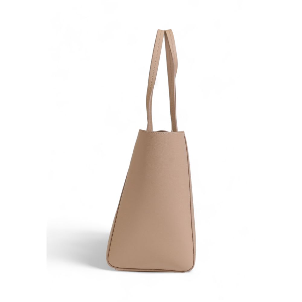 Calvin Klein Beige Recycled Polyester Handbag Calvin Klein Rosy Brown
