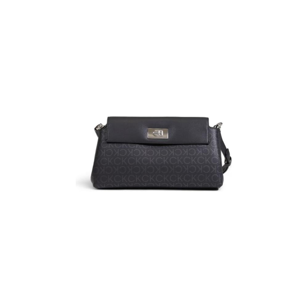 Calvin Klein Black Recycled Polyester Handbag Calvin Klein Dark Slate Gray