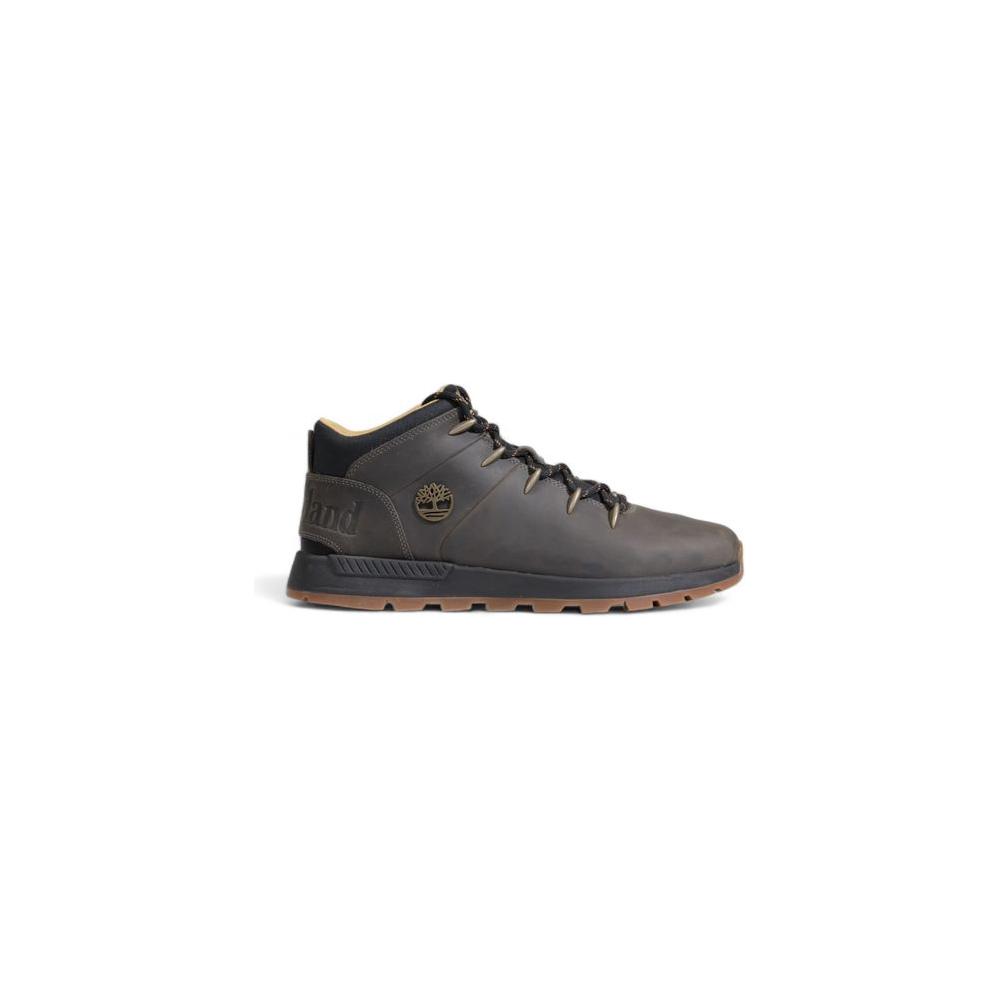 Timberland Gray Recycled Leather Sneaker Timberland Dark Slate Gray