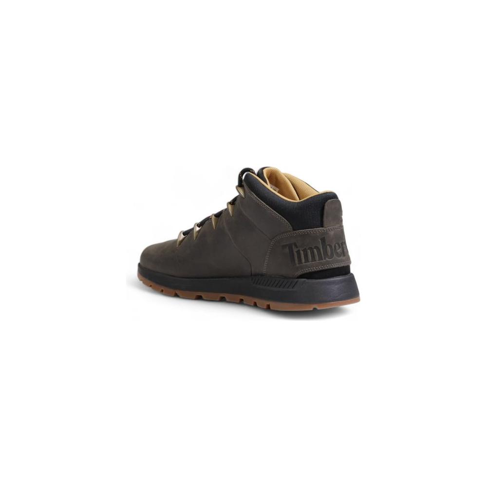 Timberland Gray Recycled Leather Sneaker Timberland Dark Slate Gray