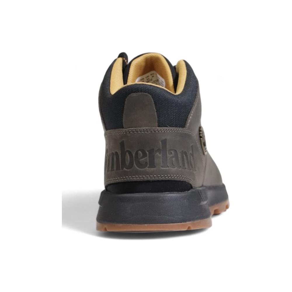 Timberland Gray Recycled Leather Sneaker Timberland Dark Slate Gray