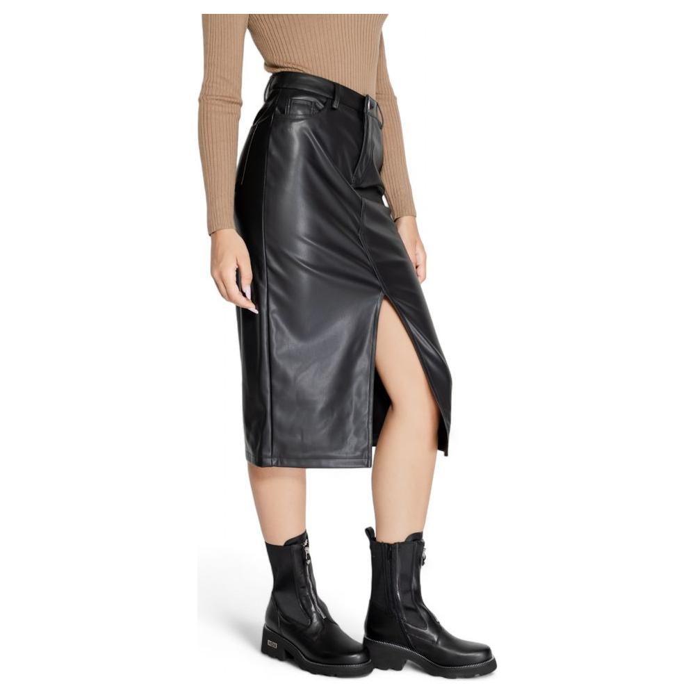 Only Black Polyester Skirt