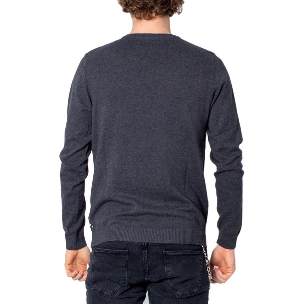 Jack Jones Gray Cotton T-Shirt Jack Jones Dark Slate Gray
