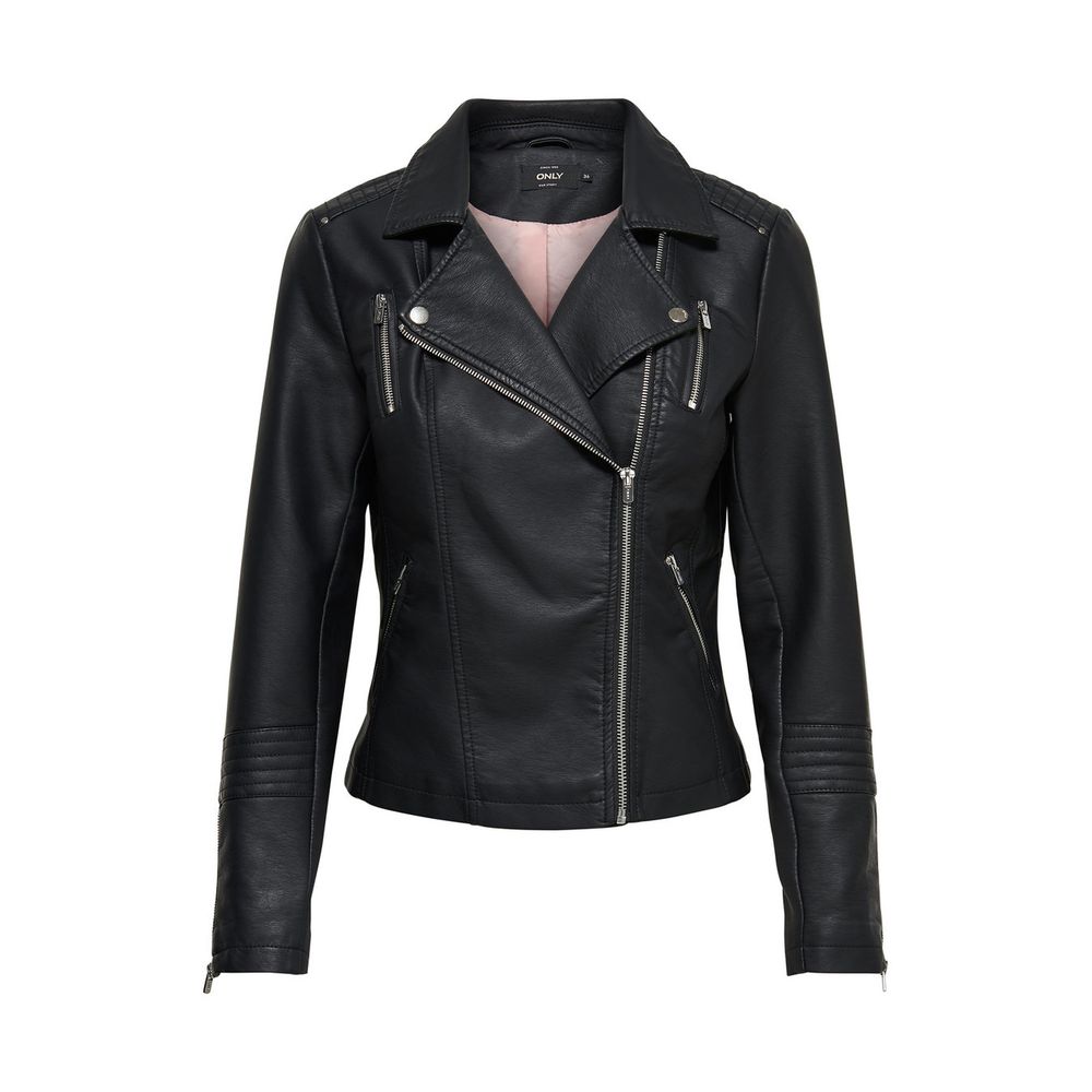 Only Black Viscose Jackets & Coat Only Dark Slate Gray
