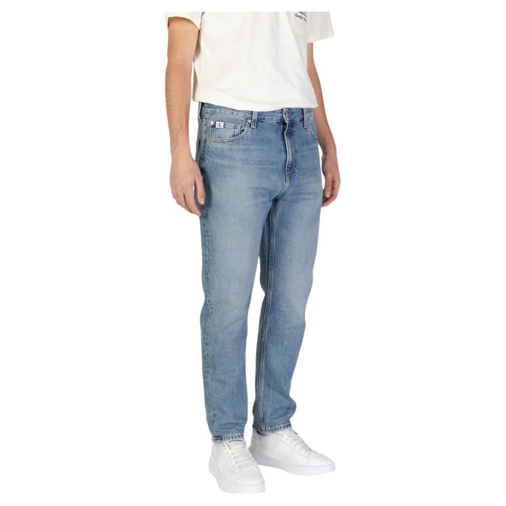 Calvin Klein Jeans Blue Cotton Jeans & Pant Calvin Klein Jeans Light Slate Gray