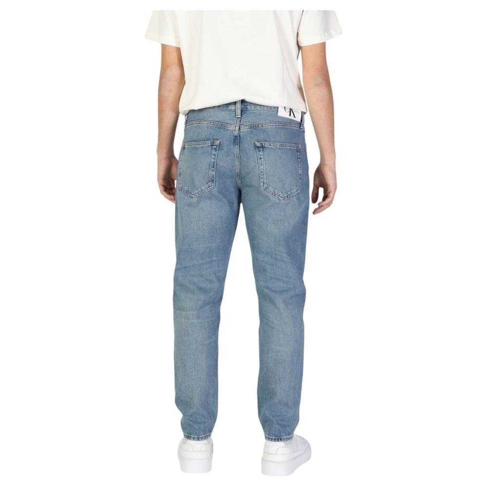 Calvin Klein Jeans Blue Cotton Jeans & Pant Calvin Klein Jeans Light Slate Gray