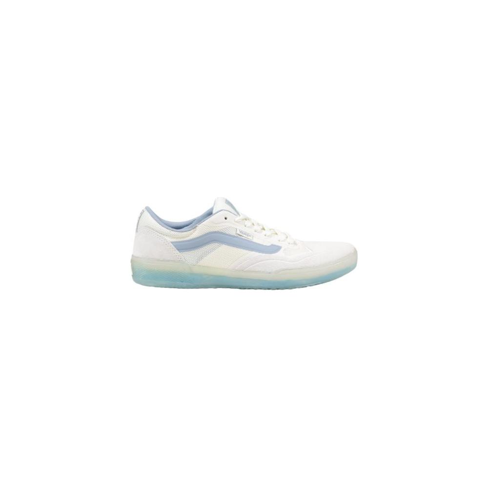 Vans Blue Leather Sneaker Vans Light Gray