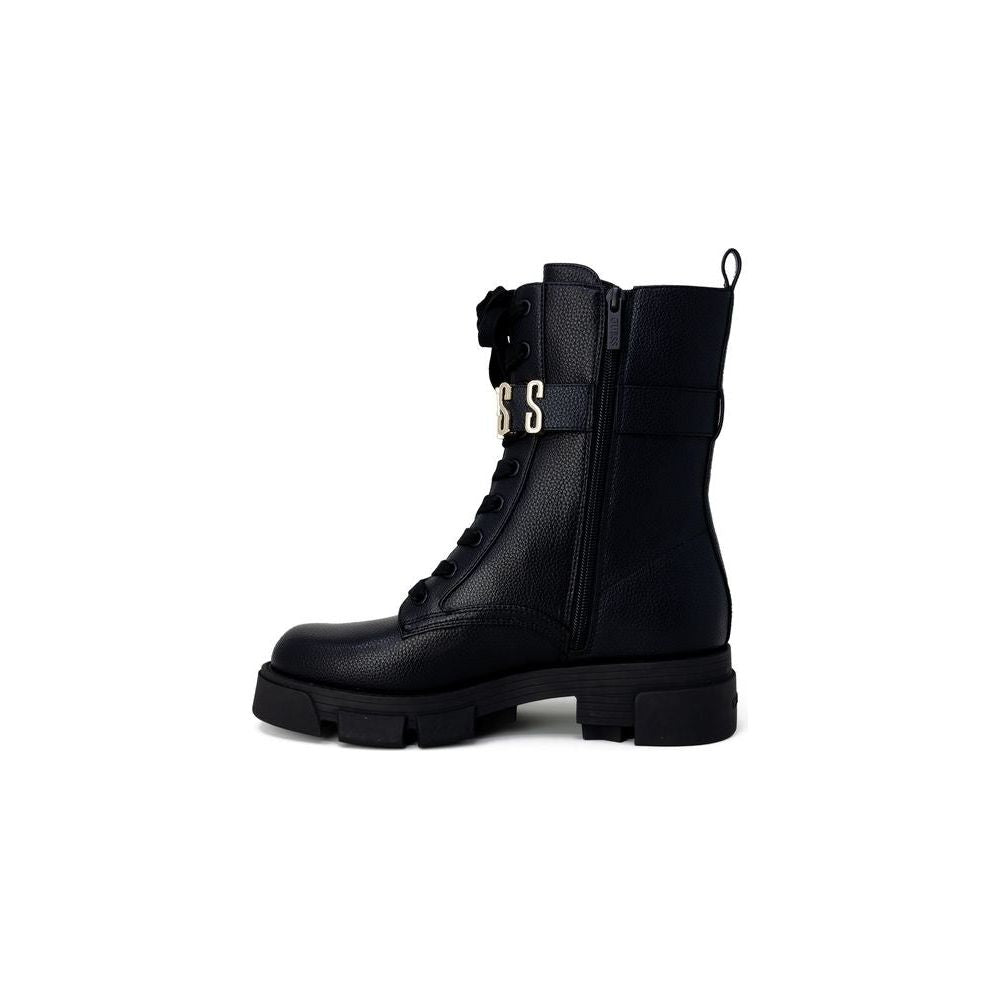 Guess Black Artificial Leather Boot Guess Black
