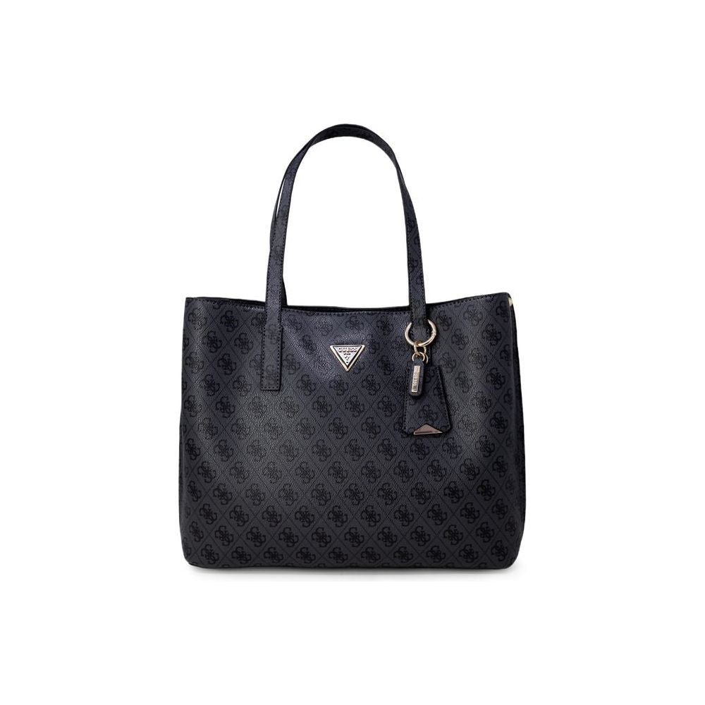 Guess Gray Polyethylene Handbag Guess Dark Slate Gray