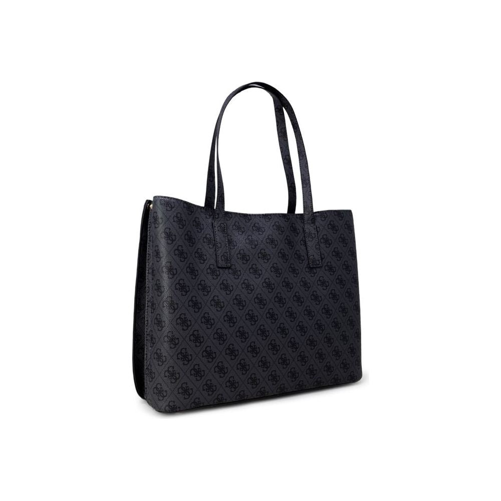 Guess Gray Polyethylene Handbag Guess Dark Slate Gray