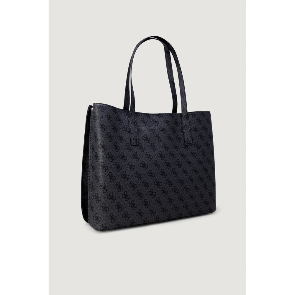 Guess Gray Polyethylene Handbag Guess Dark Slate Gray