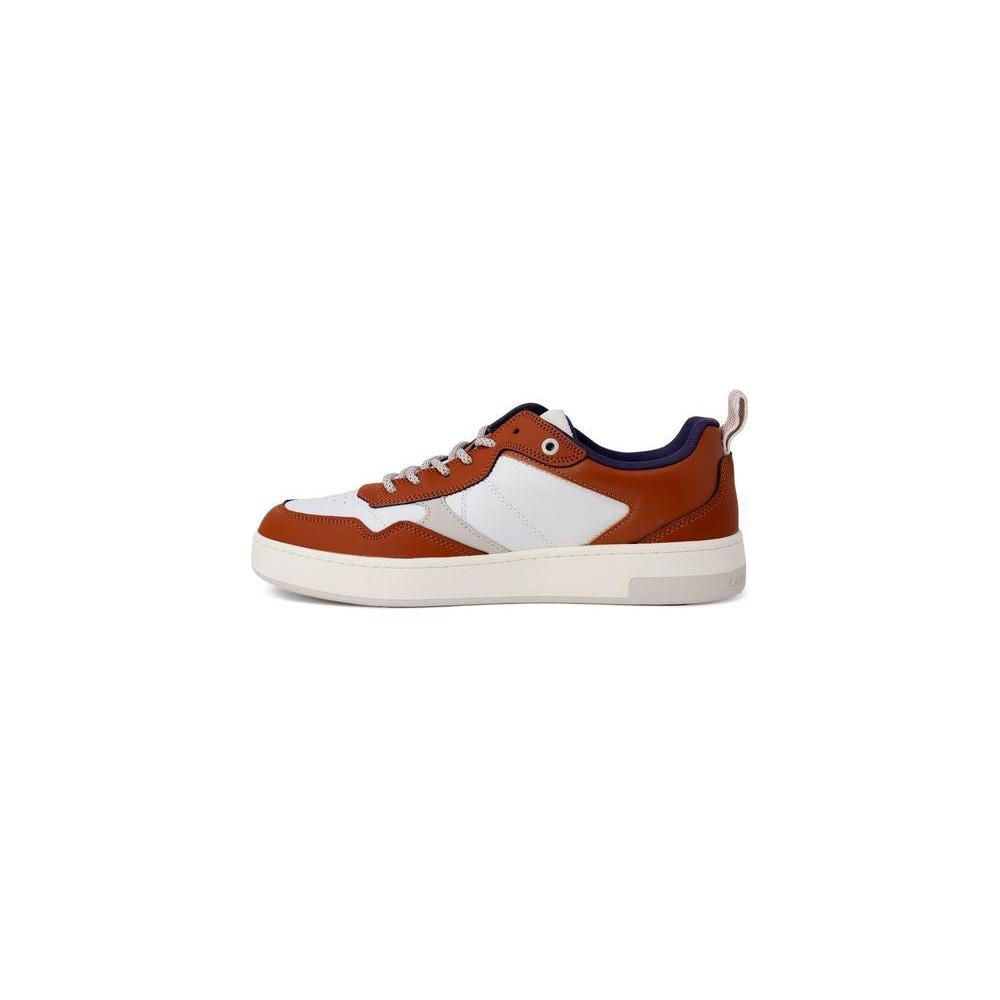 Calvin Klein Jeans Brown Leather Sneaker Calvin Klein Jeans Light Gray