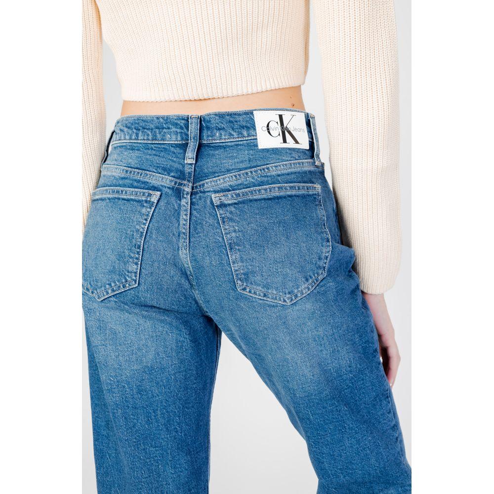 Calvin Klein Jeans Blue Cotton Jeans & Pant Calvin Klein Jeans Antique White