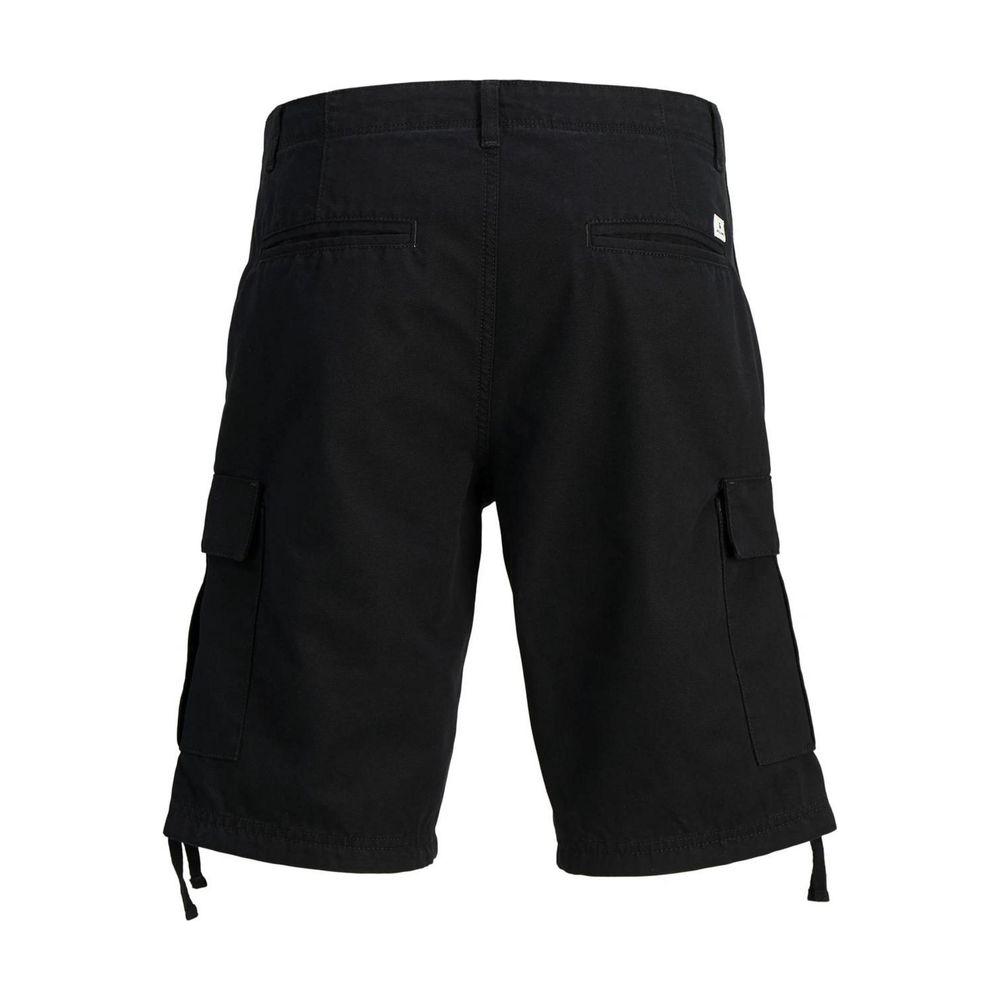 Jack Jones Black Cotton Short Jack Jones Black