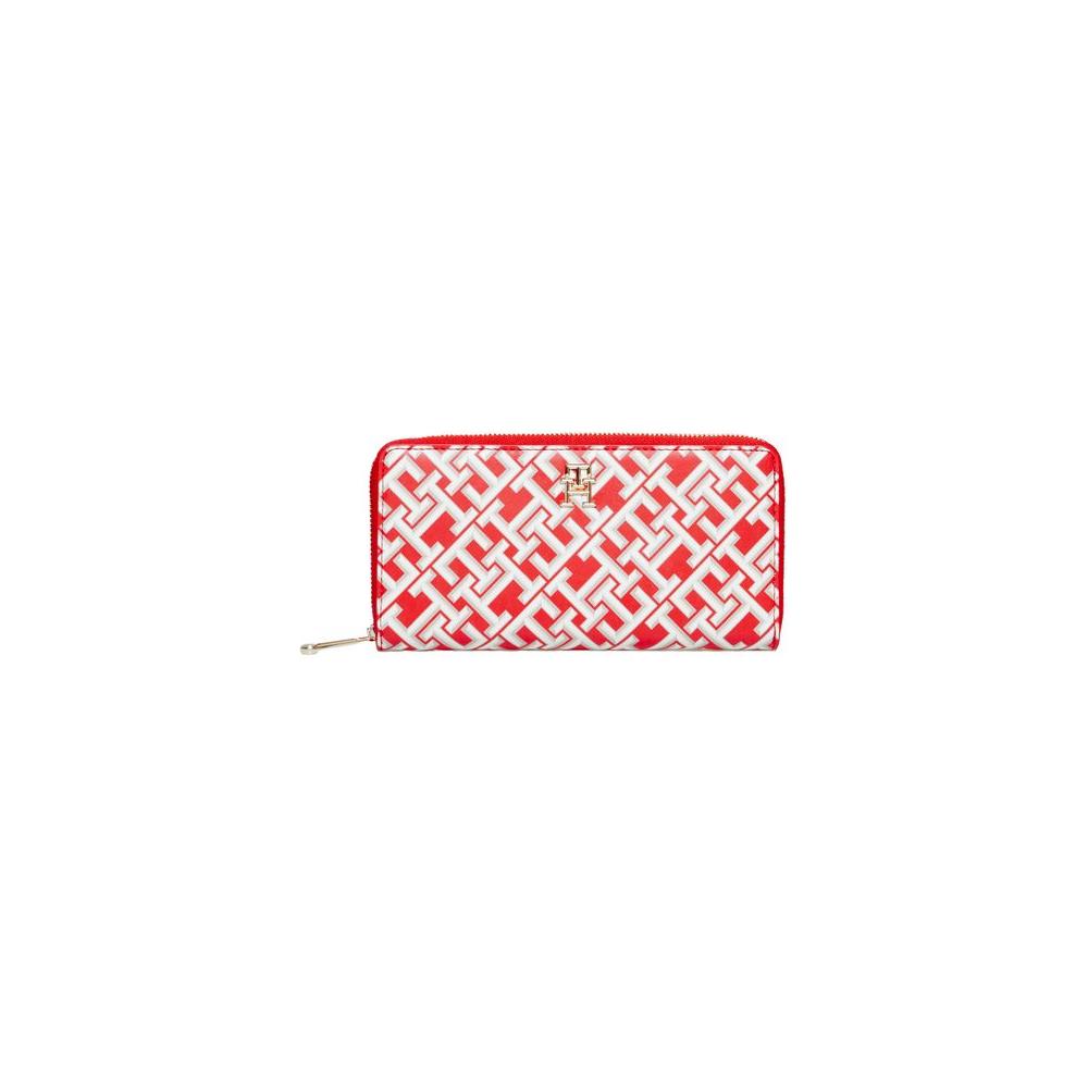 Tommy Hilfiger Red Polyethylene Wallet Tommy Hilfiger Tomato