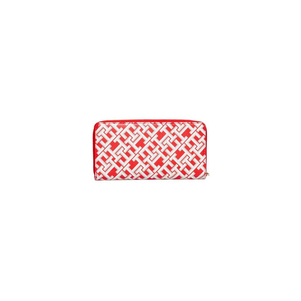 Tommy Hilfiger Red Polyethylene Wallet Tommy Hilfiger Tomato