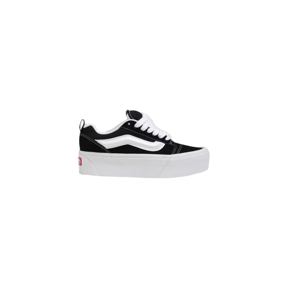 Vans Black And White Suede Leather Sneaker Vans Black