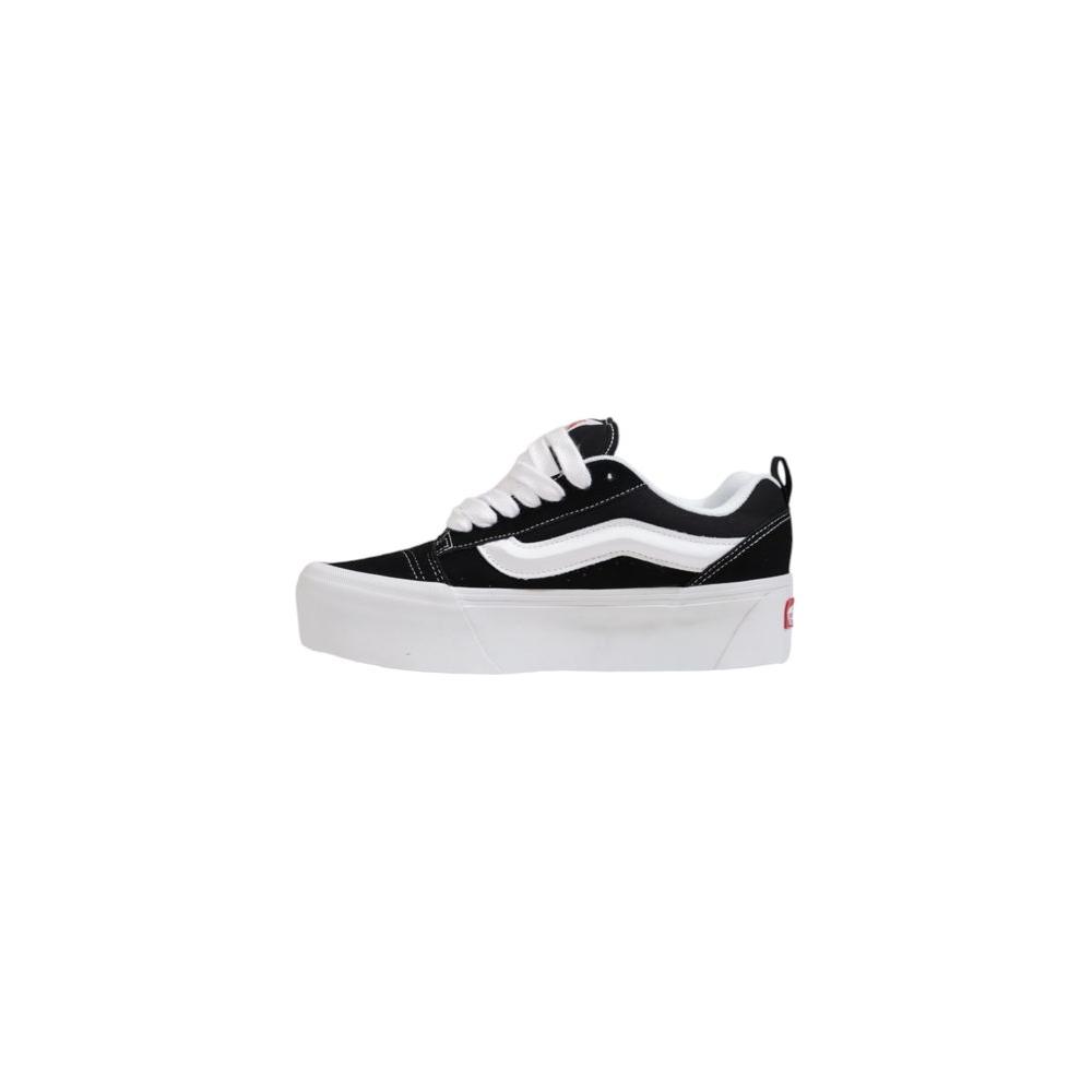 Vans Black And White Suede Leather Sneaker Vans Black