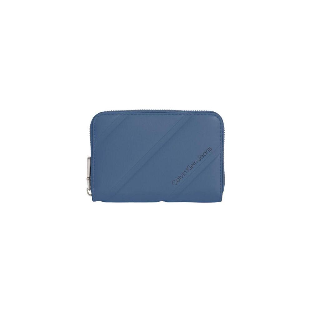 Calvin Klein Jeans Blue Polyethylene Wallet Calvin Klein Jeans Dim Gray