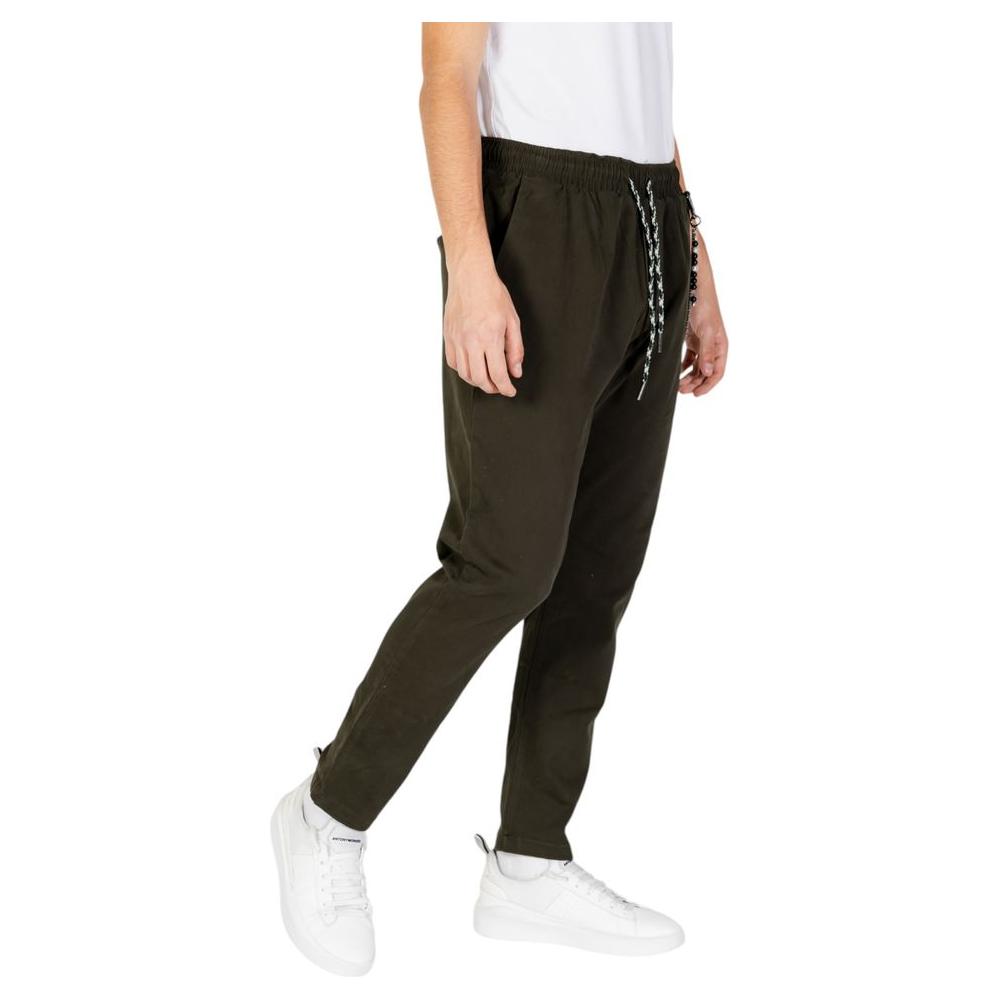 Gianni Lupo Green Cotton Jeans & Pant Gianni Lupo Dark Slate Gray