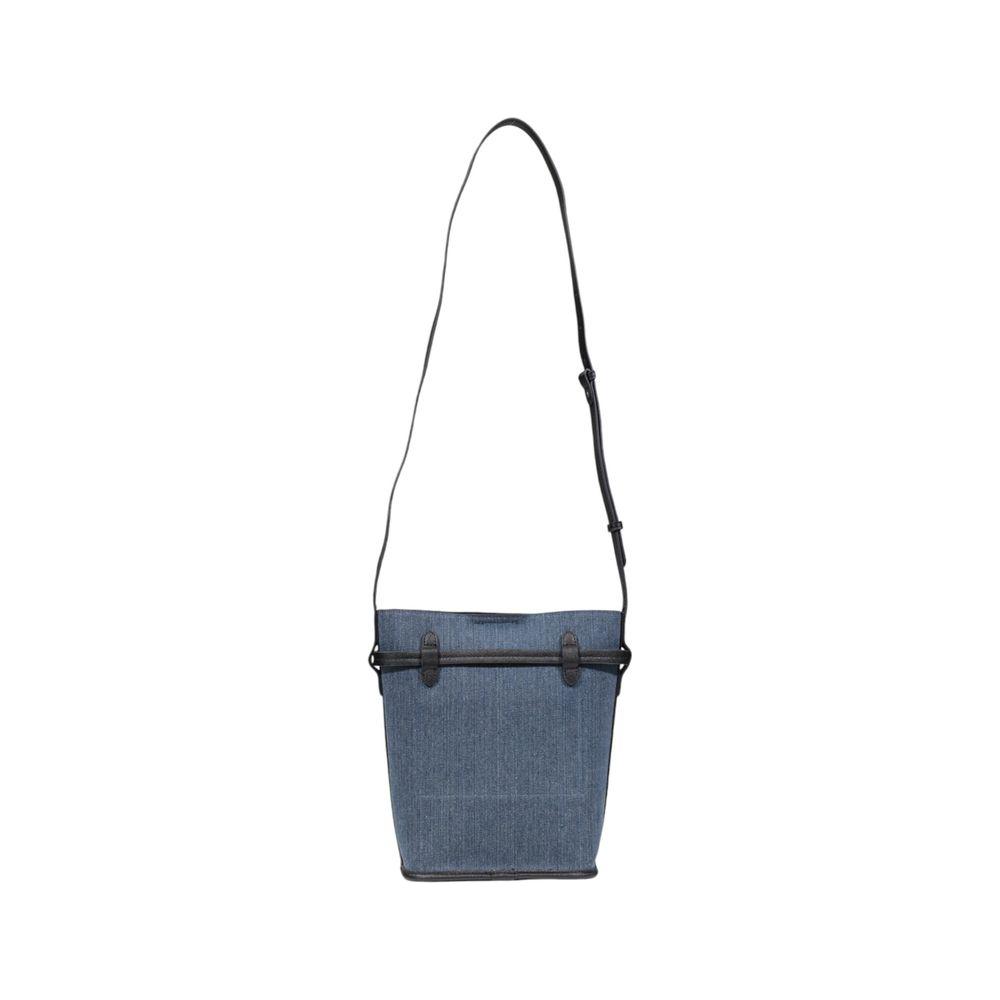 Replay Blue Cotton Handbag Replay Dim Gray