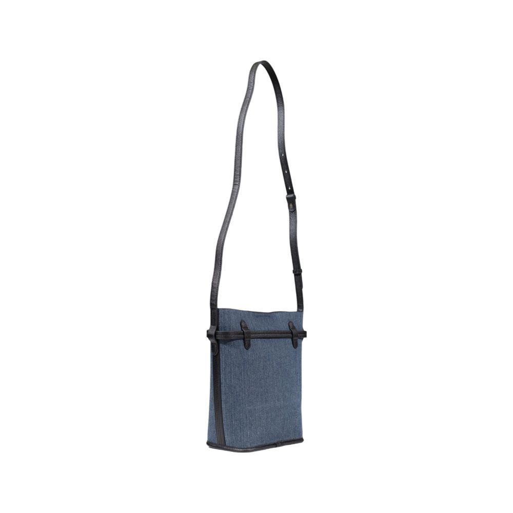 Replay Blue Cotton Handbag Replay Dim Gray