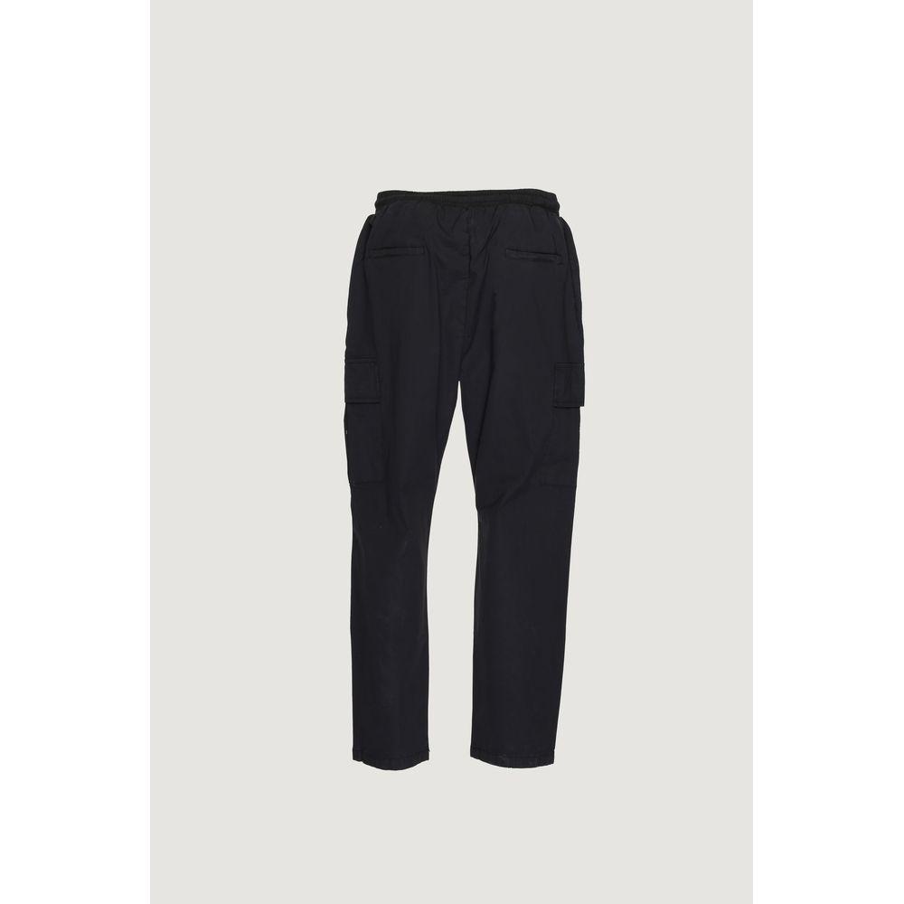 Gianni Lupo Black Cotton Jeans & Pant Gianni Lupo Dark Slate Gray