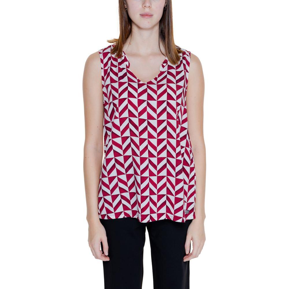 Street One Red Viscose Tops & T-Shirt Street One Gray