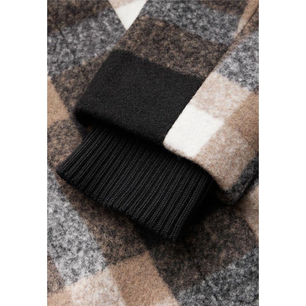 Street One Beige Polyester Jackets & Coat Street One Dark Slate Gray