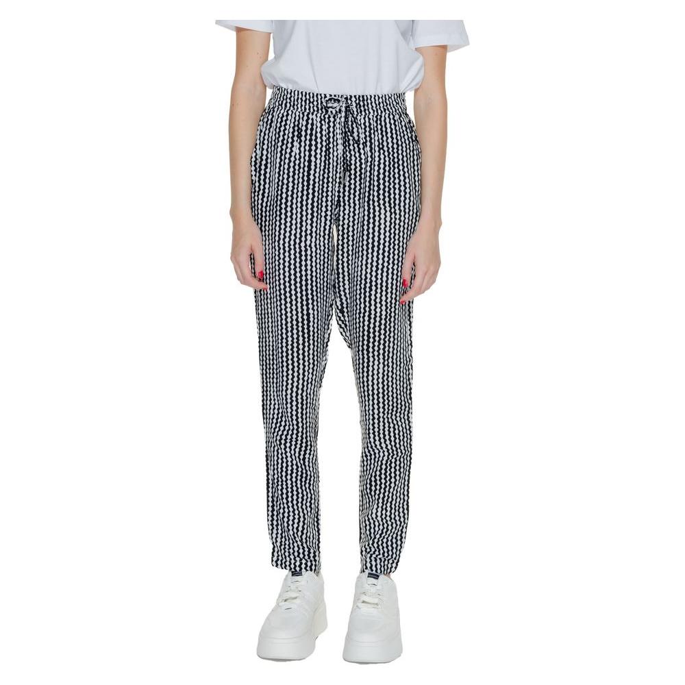 Only Black Viscose Jeans & Pant Only Gray