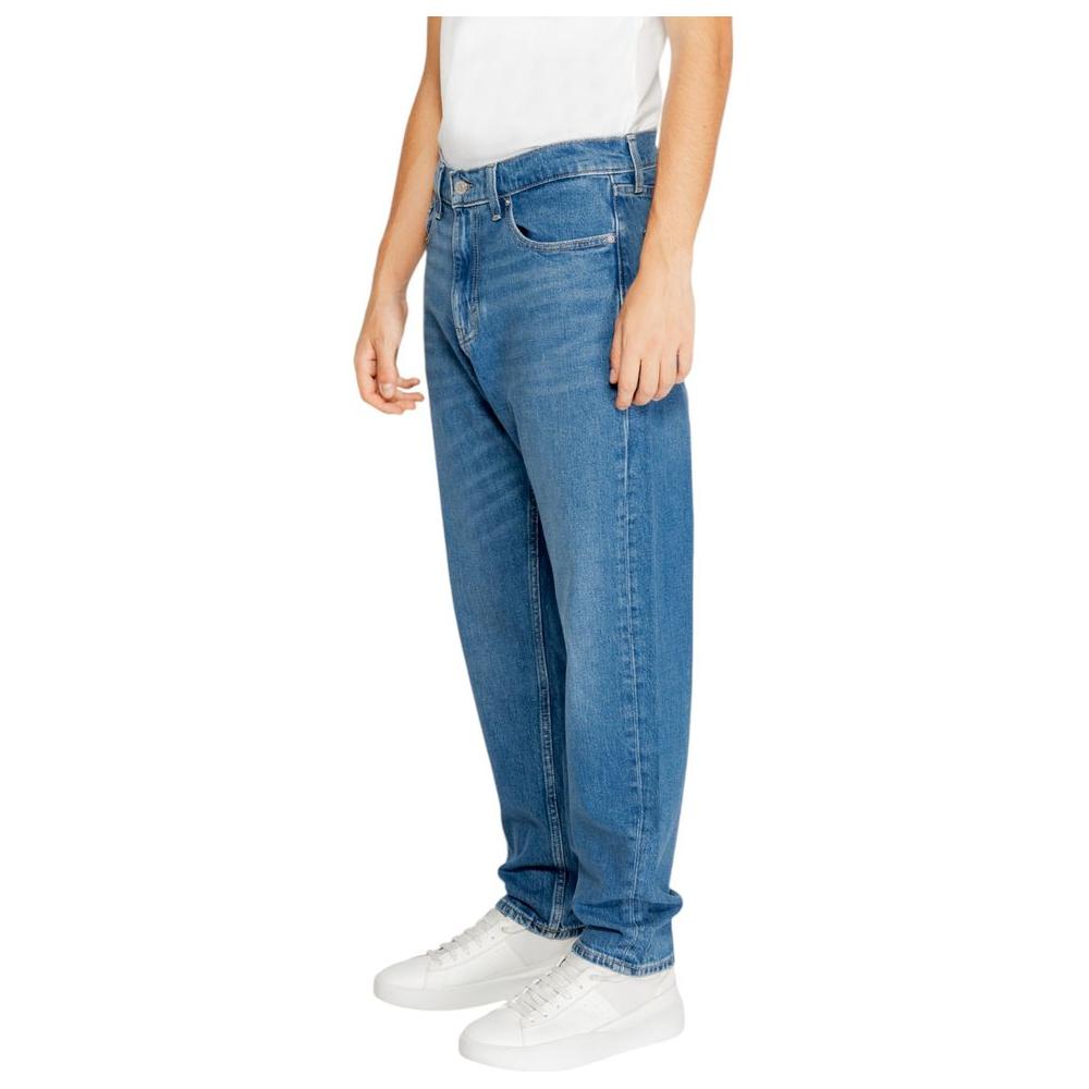 Tommy Hilfiger Jeans Blue Recycled Cotton Jeans & Pant Tommy Hilfiger Jeans Steel Blue