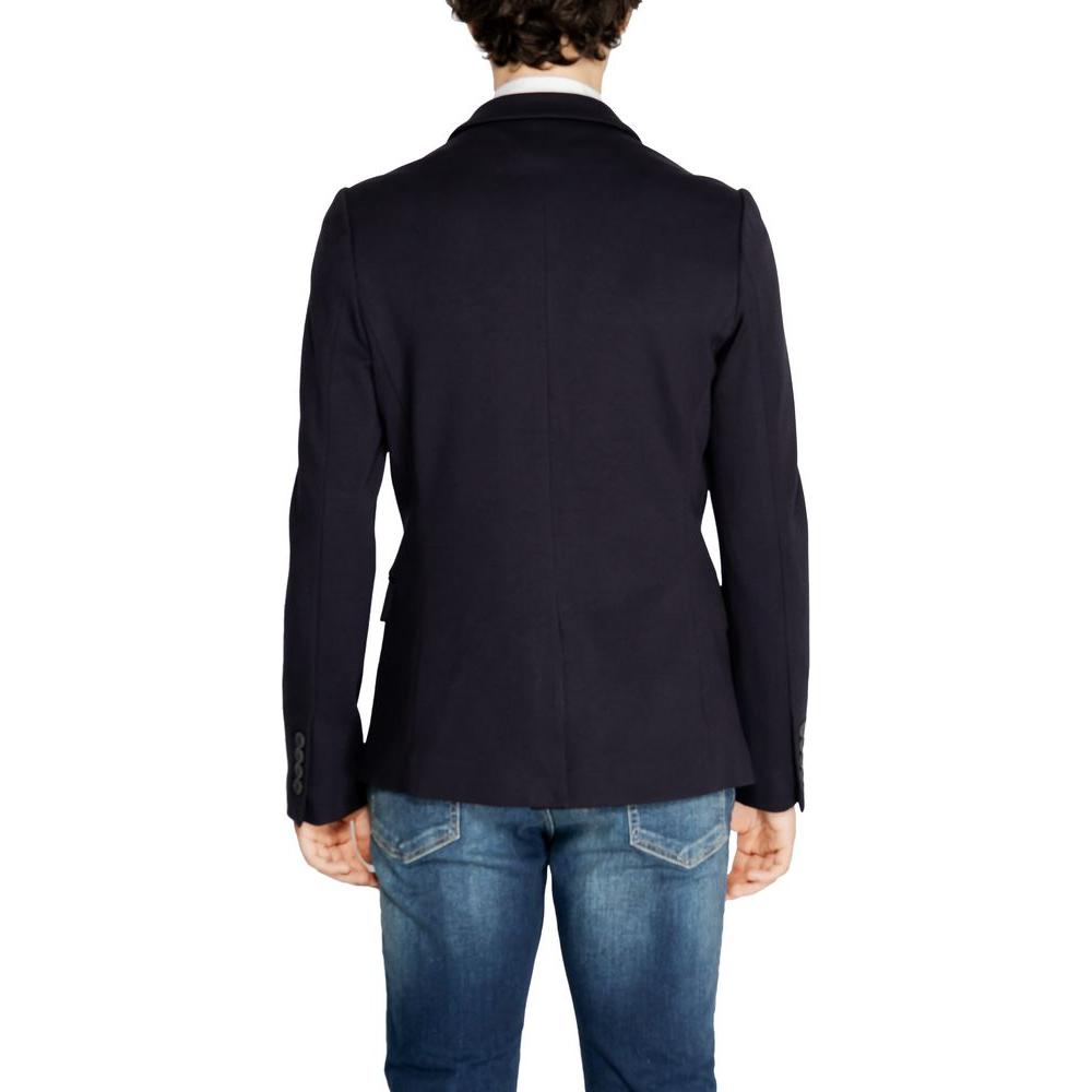 Antony Morato Blue Viscose Suit Antony Morato Black