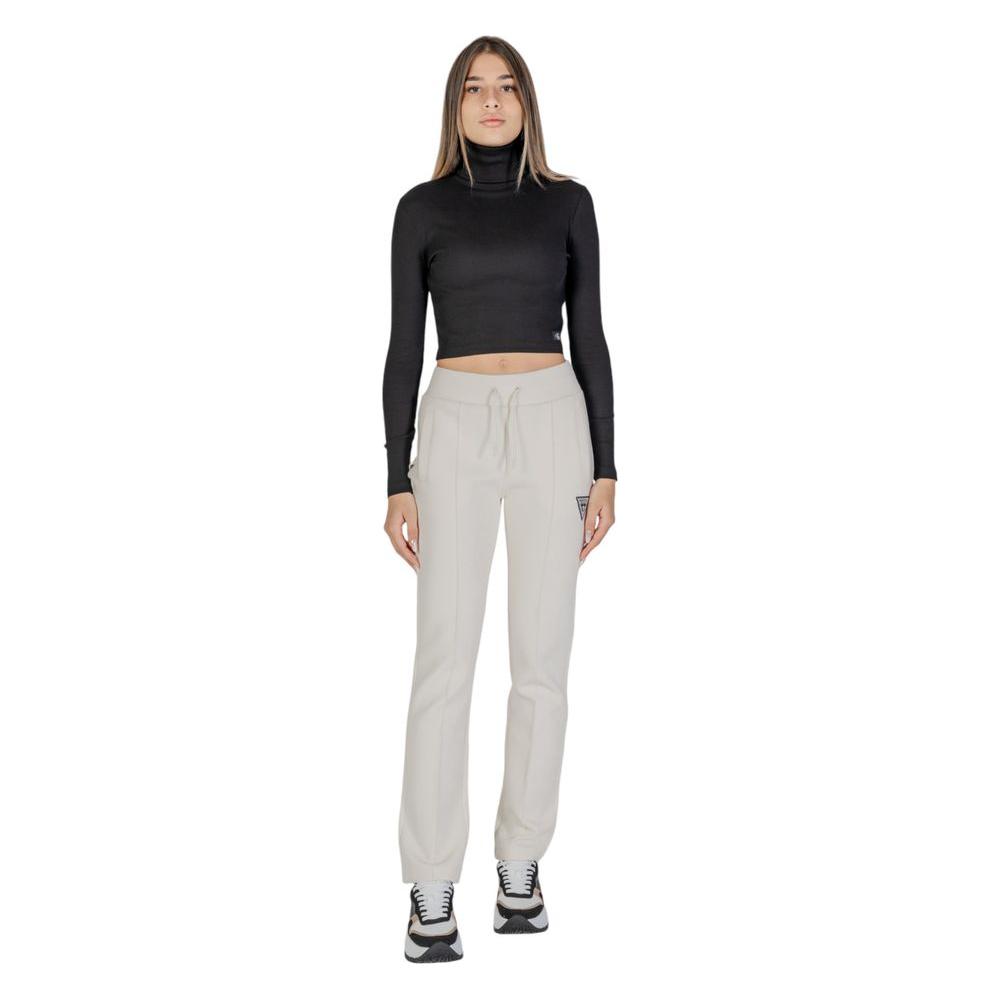 Guess Active Cream Cotton Jeans & Pant Guess Active Dark Slate Gray