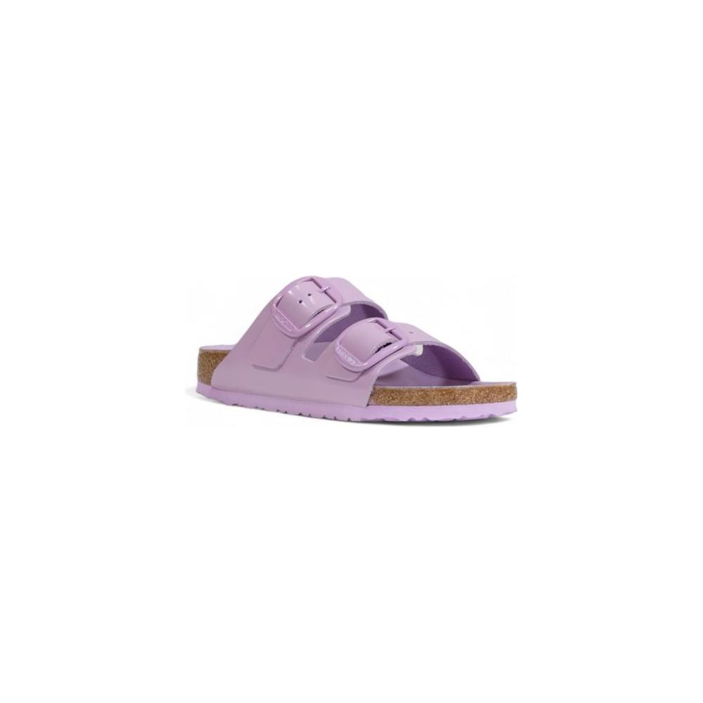 Birkenstock Purple Vegan Leather Sandal Birkenstock Dark Gray