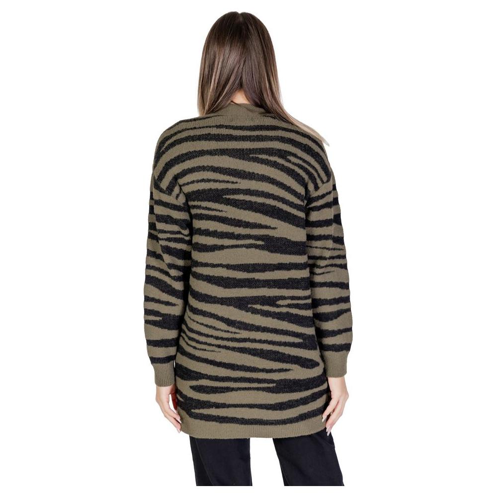 Jacqueline De Yong Green Nylon Cardigan Jacqueline De Yong Dark Slate Gray