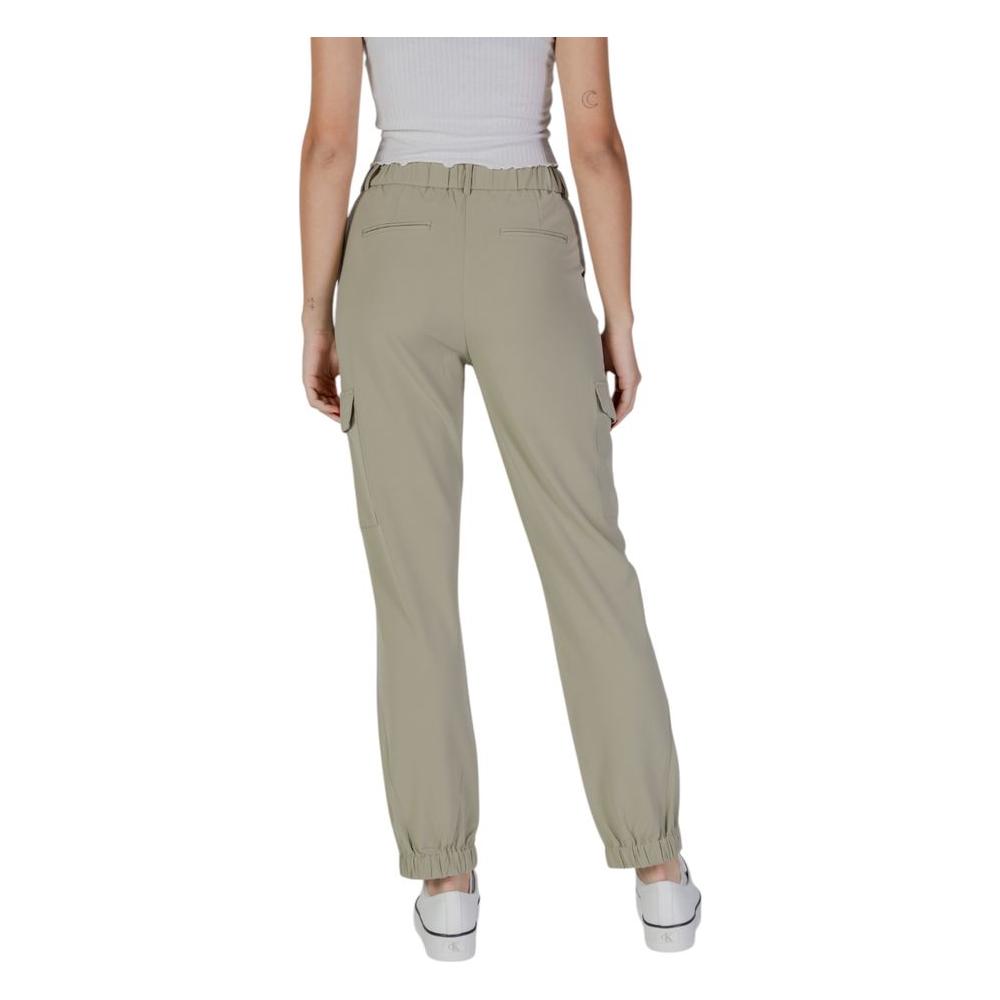 B.Young Green Polyester Jeans & Pant B.Young Rosy Brown
