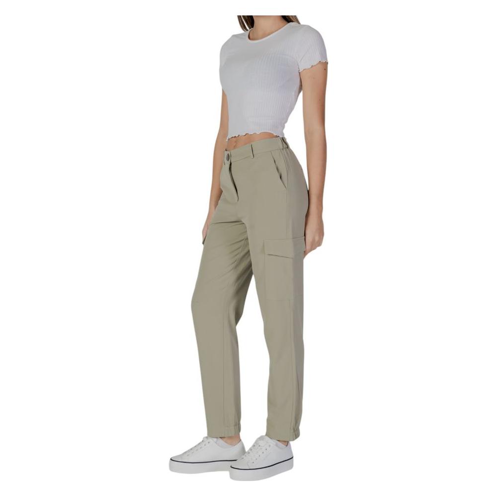 B.Young Green Polyester Jeans & Pant B.Young Rosy Brown