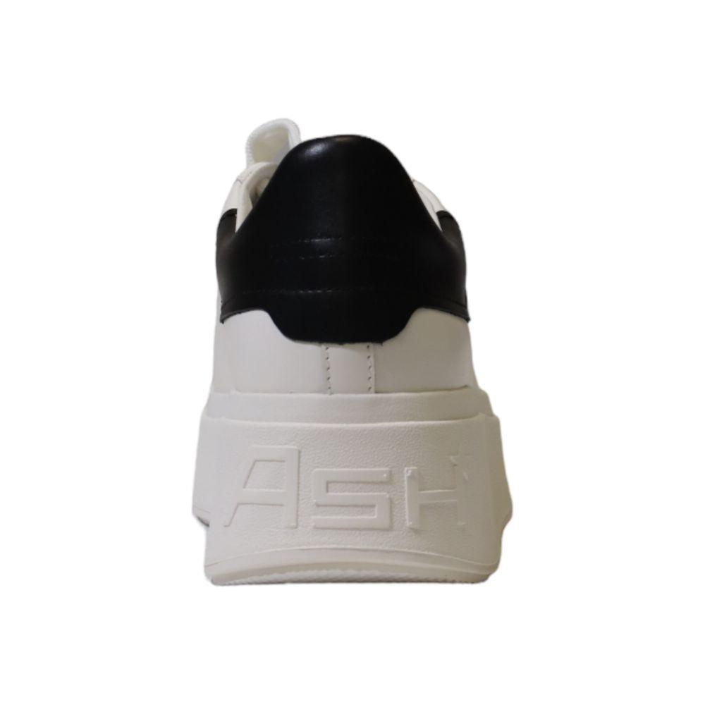 ASH Black And White Leather Sneaker ASH Dark Gray