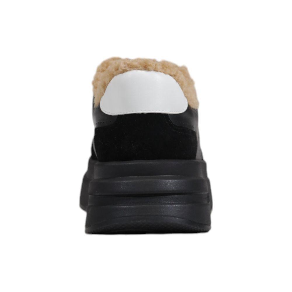 ASH Black And White Leather Sneaker ASH Gray