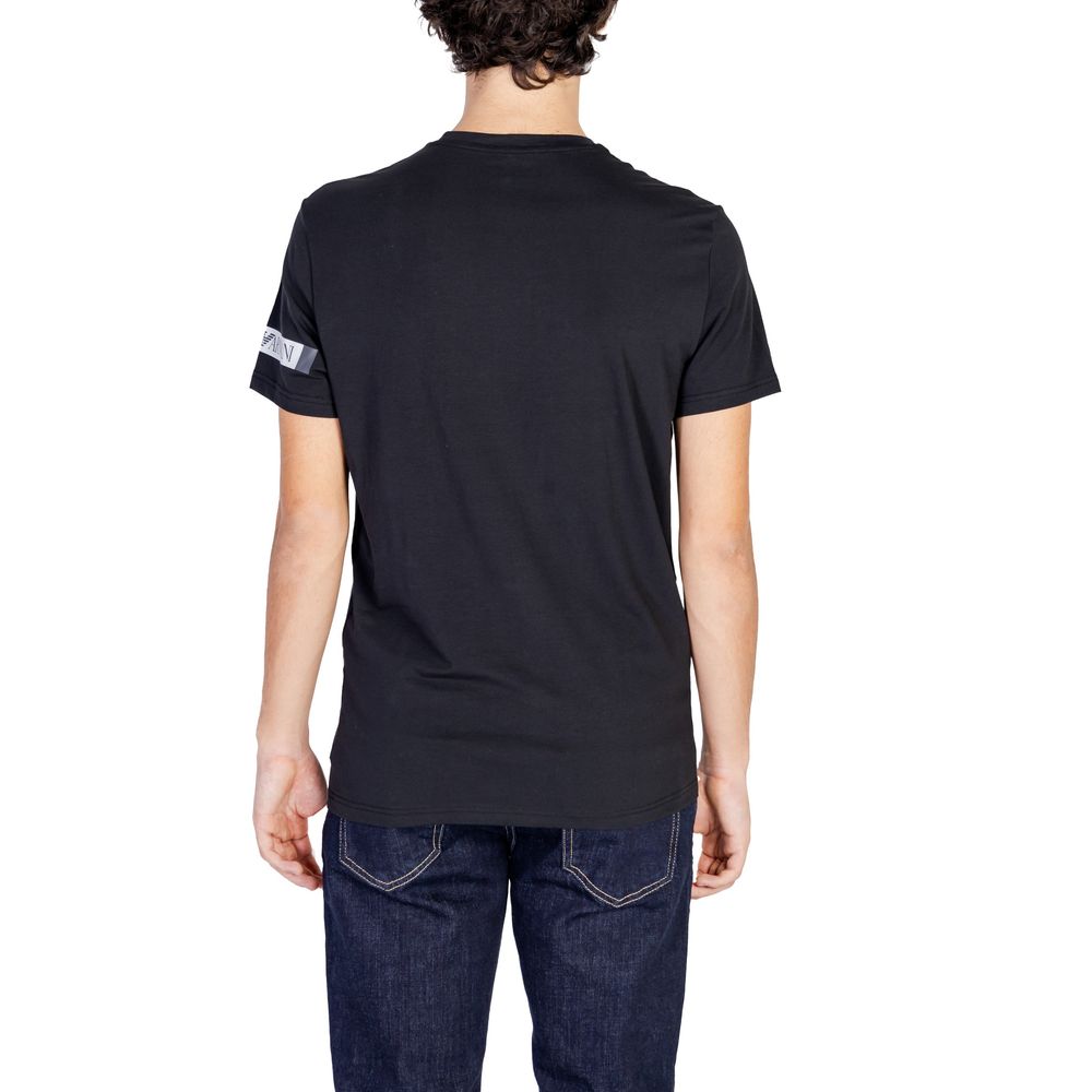 Emporio Armani Underwear Black Cotton T-Shirt Emporio Armani Underwear Dark Slate Gray